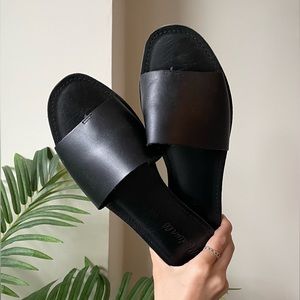 Madewell Boardwalk Post Slide Sandal size 9